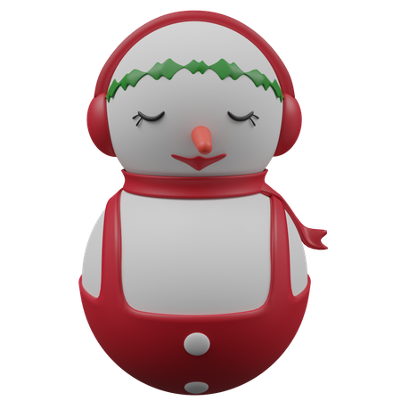 Muñeco de nieve  3D Icon