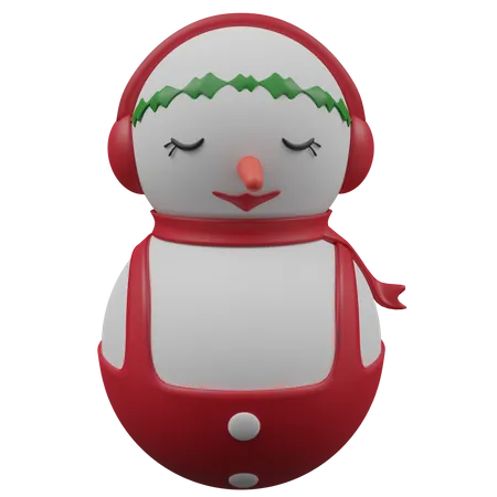 Muñeco de nieve  3D Icon