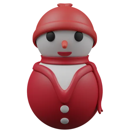 Muñeco de nieve  3D Icon