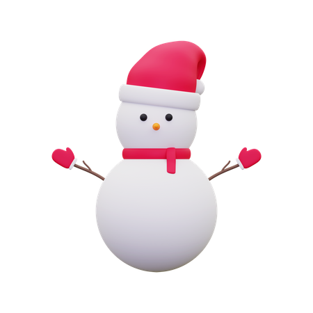 Muñeco de nieve  3D Icon