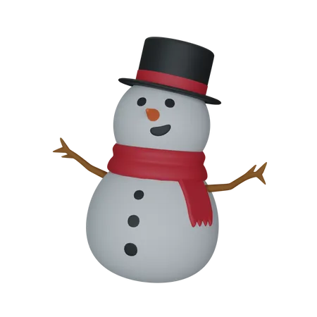 Muñeco de nieve  3D Icon