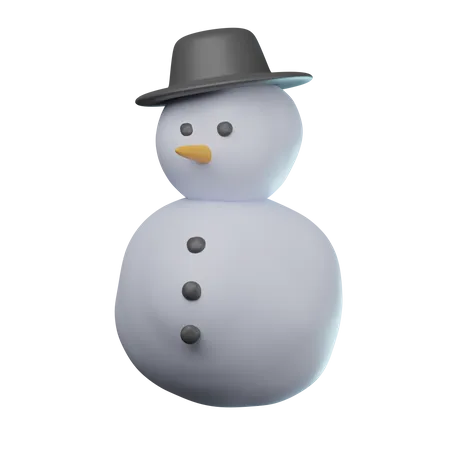 Muñeco de nieve  3D Icon