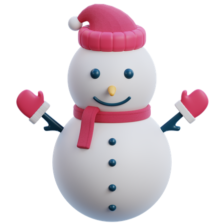 Muñeco de nieve  3D Icon