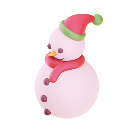 Muñeco de nieve de navidad  3D Icon