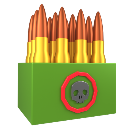 Munition Box  3D Icon