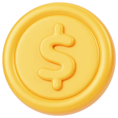 Münze  3D Icon