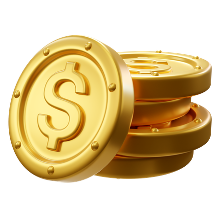 Münzen  3D Icon