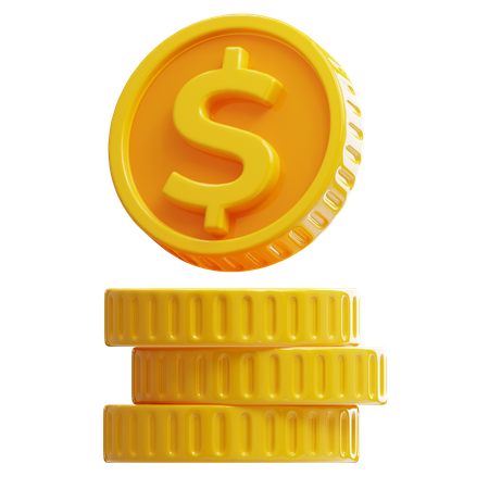 Münzen  3D Icon