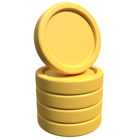 Münzstapel  3D Icon