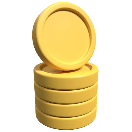 Münzstapel  3D Icon