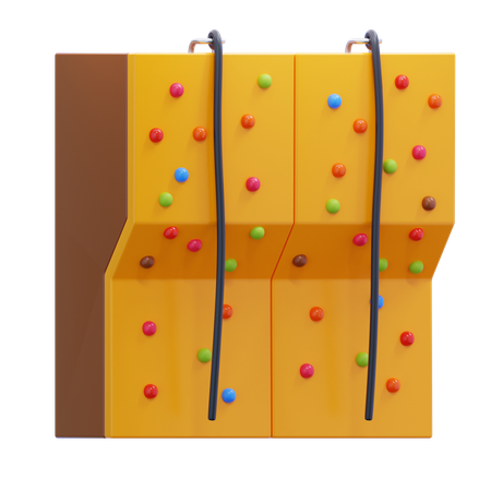 Mur d'escalade  3D Icon