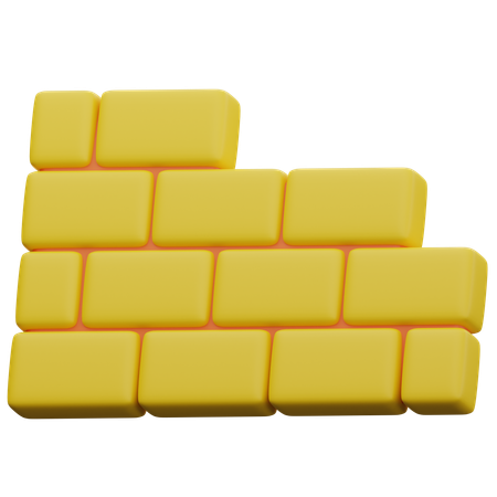 Mur de briques  3D Icon