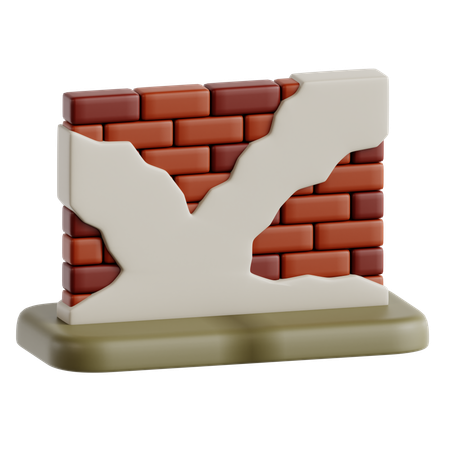 Mur de briques  3D Icon