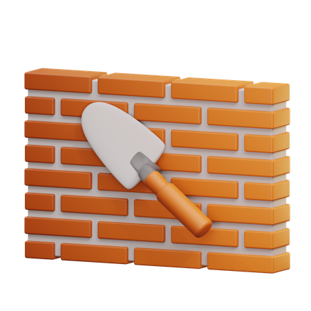 Mur de briques  3D Icon