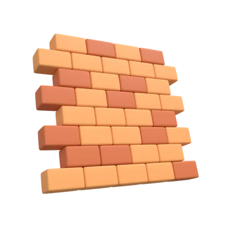 Mur de briques  3D Illustration
