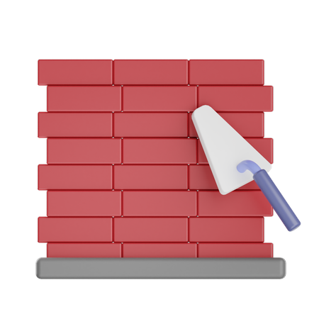 Mur de briques  3D Illustration