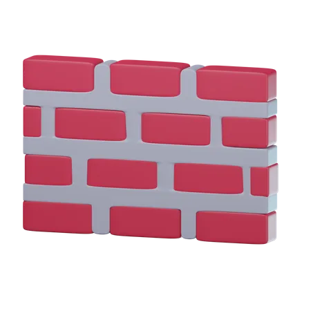 Mur de briques  3D Icon