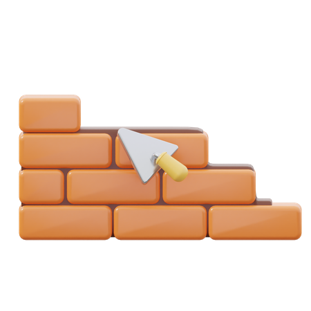 Mur de briques  3D Icon