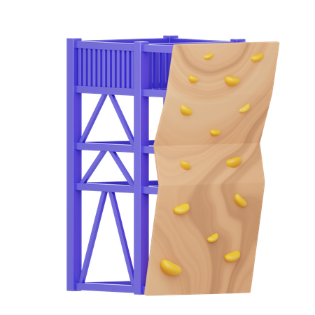 Mur d'escalade  3D Icon