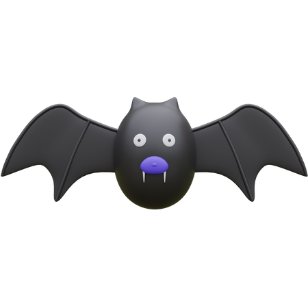 Murciélago del día de halloween  3D Icon