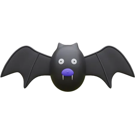 Murciélago del día de halloween  3D Icon
