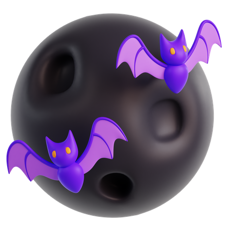 Murciélagos de halloween  3D Icon