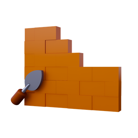 Construire des murs  3D Icon