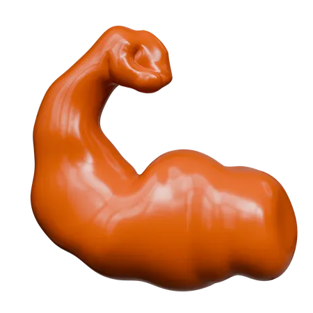 Flexion musculaire  3D Icon