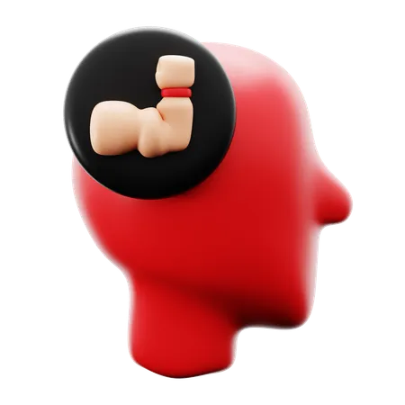 Muscle Mind  3D Icon