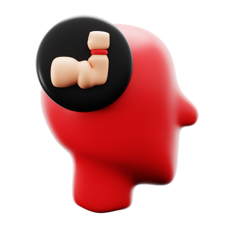 Muscle Mind  3D Icon