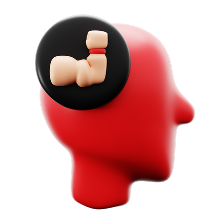 Muscle Mind  3D Icon