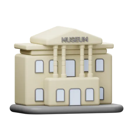 Musée  3D Illustration