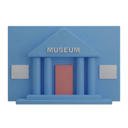 Musée  3D Illustration