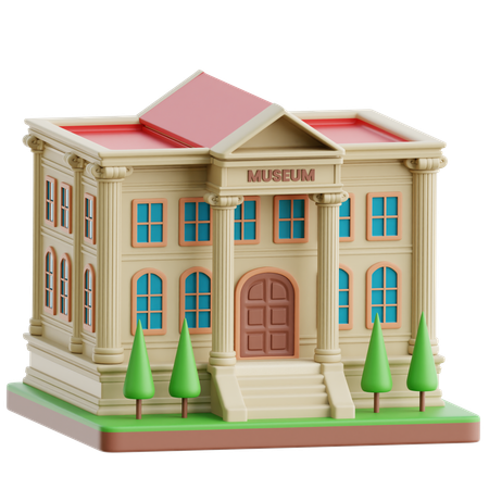 Museo  3D Icon