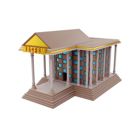 Museo  3D Illustration