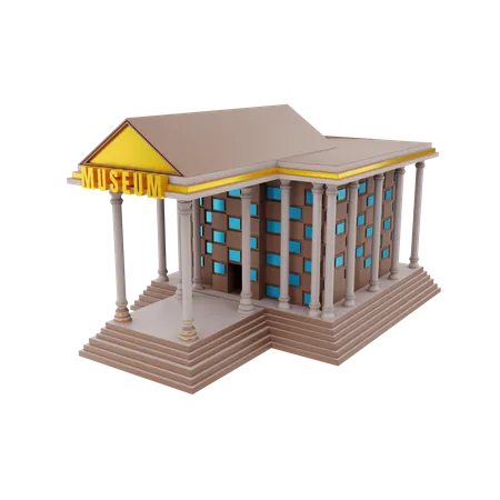 Museo  3D Illustration