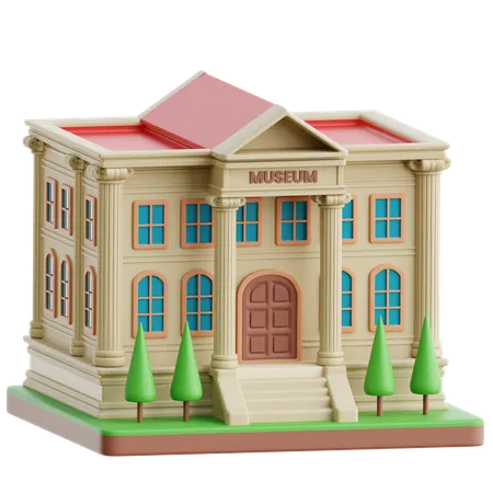 Museu  3D Icon