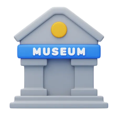 Museum  3D Icon