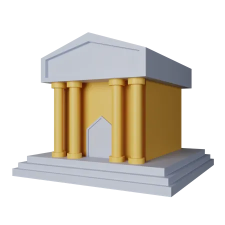 Museum  3D Icon