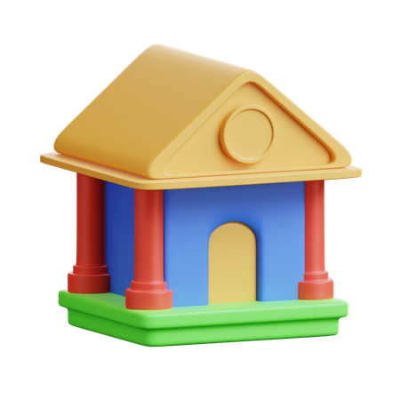 Museum  3D Icon