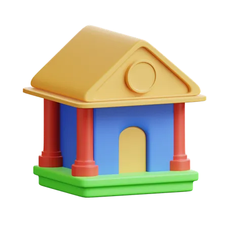 Museum  3D Icon