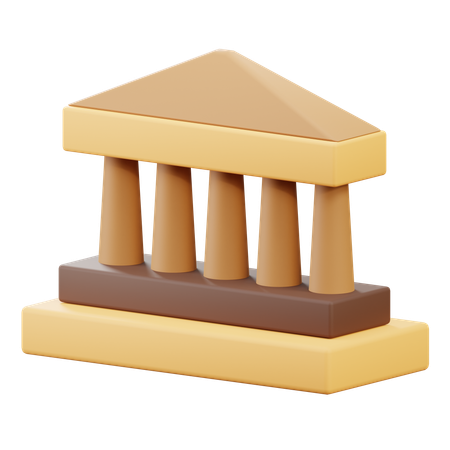 Museum  3D Icon