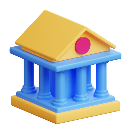 Museum  3D Icon