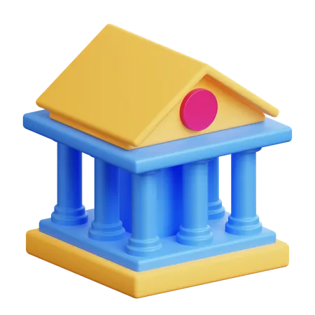 Museum  3D Icon