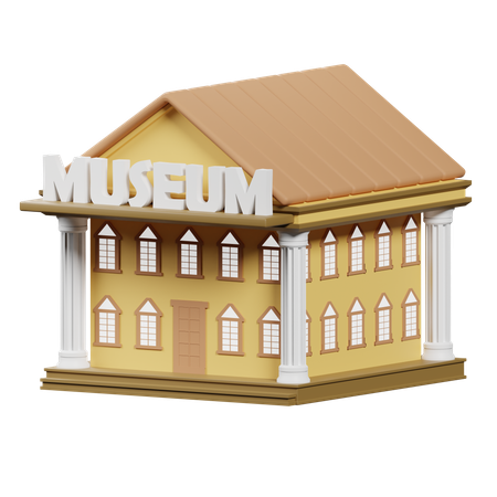 Museum  3D Icon