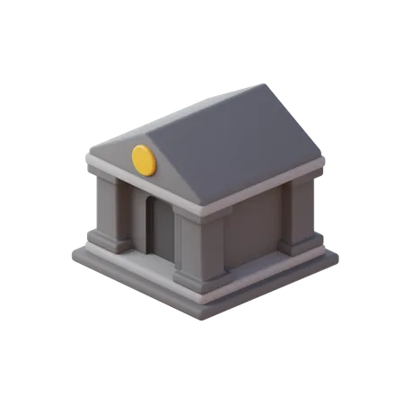 Museum  3D Icon