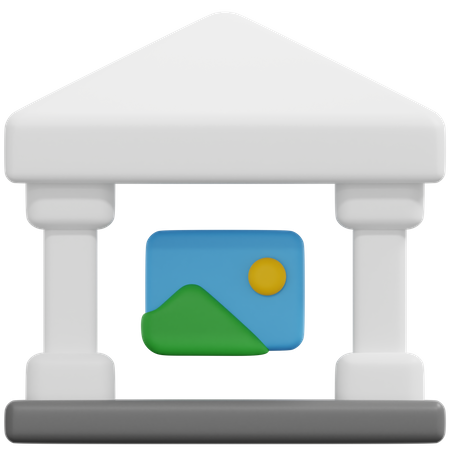 Museum  3D Icon