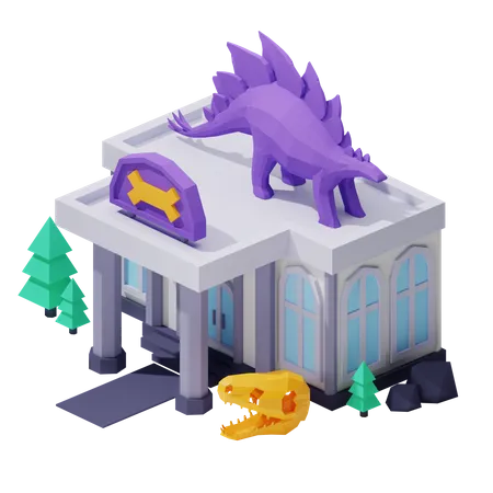 Museum  3D Icon