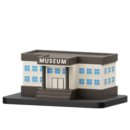 Museum  3D Icon