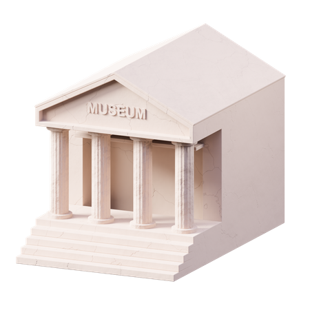Museum  3D Illustration